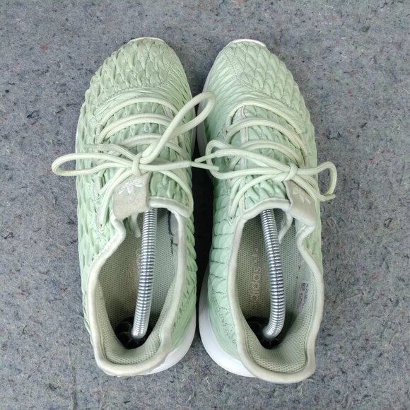 Adidas Tubular Shadow Womens Size 10 Running Shoes Linen Green BB8867 Sneaker - Picture 8 of 10
